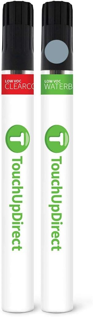 TouchUpDirect 8R3 Pacific Blue Metallic Compatible with Toyota Exact Match Touch Up Paint Brush - Essential Kit