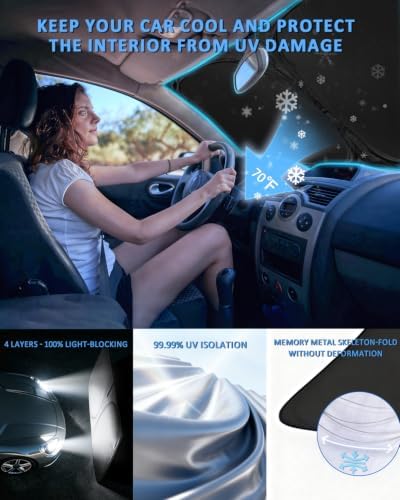Sunshade for Chevy Chevrolet Trailblazer 2021-2026 Windshield Cover - Image 4