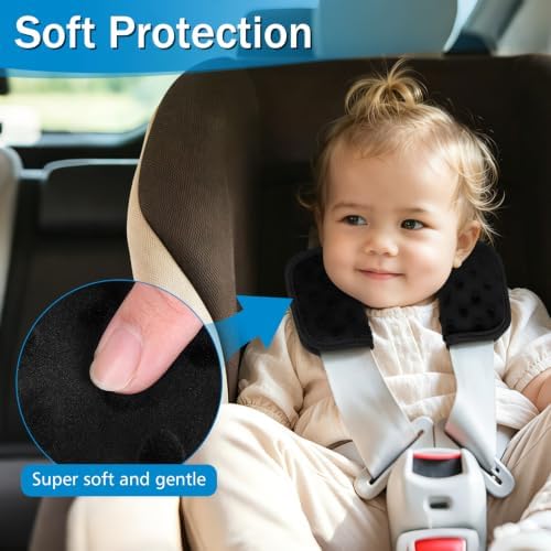 Accmor Car Seat Strap Pads for Baby Kids Toddler, Soft Car Seat Strap Covers - Image 5