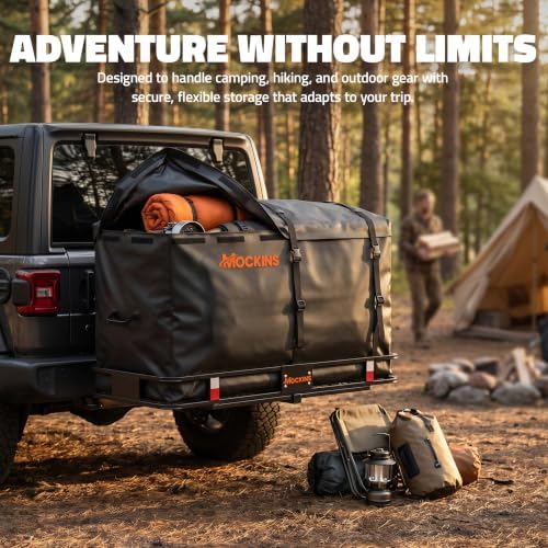 Mockins 25 Cu Ft XL Heavy Duty Trailer Hitch Cargo Carrier Bag All-Weather - Image 6