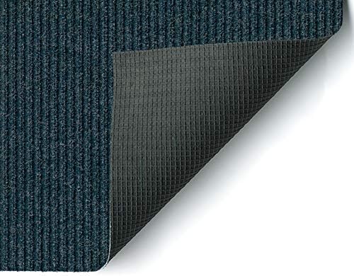 KOECKRITZ Heavy Duty Durable All Weather Indoor/Outdoor Non Slip Entrance Mat Rugs and Runners for Office Business Building Home Garage Front Door (4' x 14', Blue)