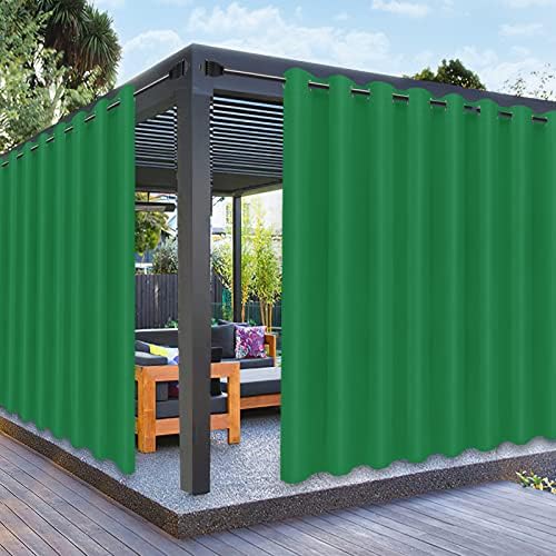 PureFit Outdoor Curtains for Patio Waterproof Weatherproof Outside Curtains by PureFit