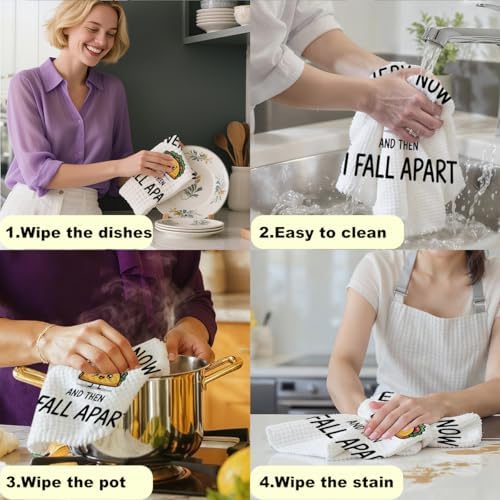 Funny Taco Kitchen Towels, Every Now and Then I Fall Apart - Image 6