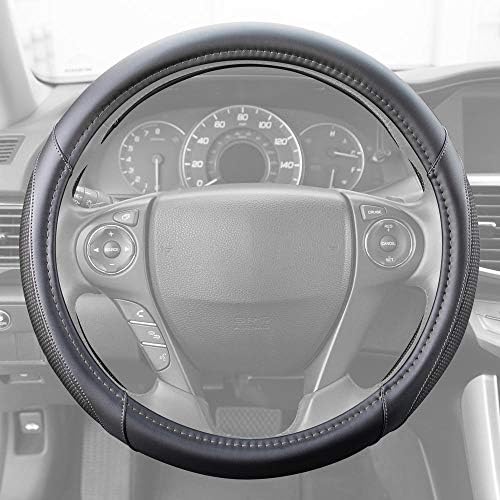 Motor Trend White Steering Wheel Cover - Image 3
