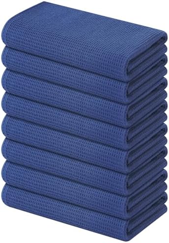 Homaxy 100% Cotton Waffle Weave Kitchen Towels, 8 Pack by Homaxy