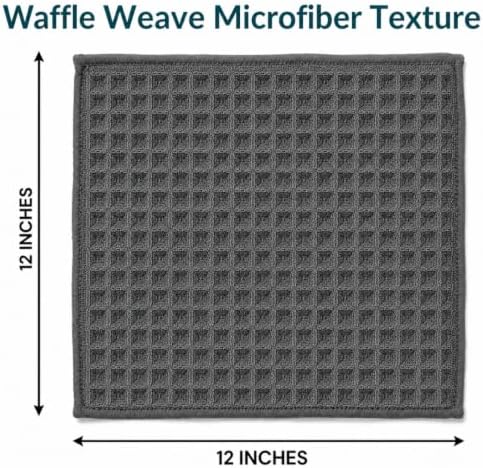 Solyra Barista Towels, Coffee Towel, 6 Pack, 12x12 in Microfiber - Image 4