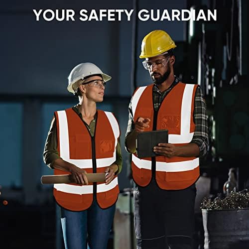 TICONN High Visibility Reflective Safety Vest - Image 6