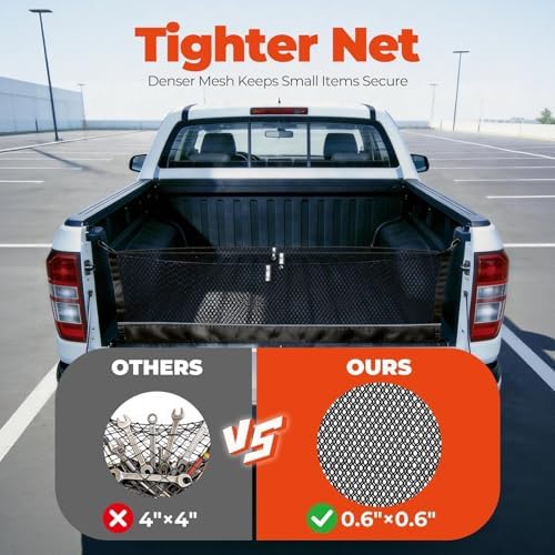 3-Layer Cargo Net for Chevy Colorado & GMC Canyon 2023-2026, Zoned Storage - Image 6