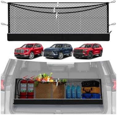 3-Layer Cargo Net for Chevy Traverse/GMC Acadia/Buick Enclave/ 2024-2026 by MakeLifeBetter