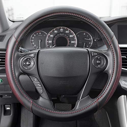 Motor Trend Wine Steering Wheel Cover by MotorTrend