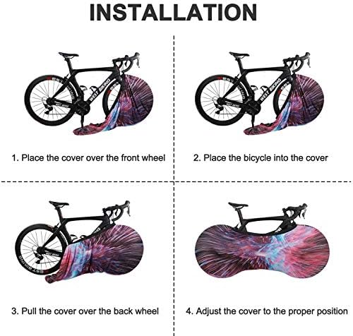 Bike Wheel Cover Indoor Dust-Proof and High Elasticity Bicycle Wheel Bag - Image 4