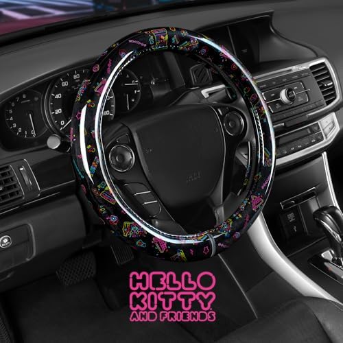 Hello Kitty Steering Wheel Cover, Official Sanrio Car Steering Wheel Cover - Image 7