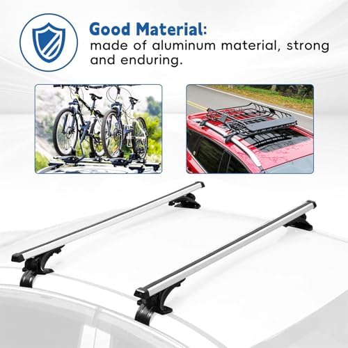48 Inch Universal Car Top Roof Cross Bar Luggage Cargo Rack - Image 3
