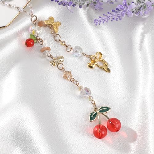 Cherry Bow Rear View Mirror Charm - Image 5