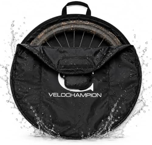 VeloChampion Waterproof Nylon Bike Wheel Bag, Large 26-29", 1 Pack by VELOCHAMPION