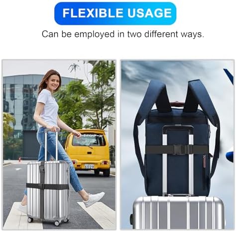 Luggage Straps for Suitcases, TSA Approved, Adjustable & Versatile, Sturdy - Image 7