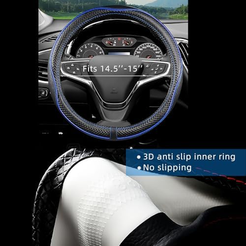 Car Steering Wheel Cover for Chevy Silverado 1500 2500 3500, Automative - Image 5