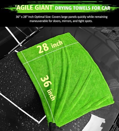 YeewayVeh Agile Giant Car Drying Towel, 1400 GSM - Image 2
