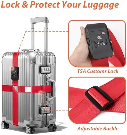 TSA Approved Luggage Straps - Image 4