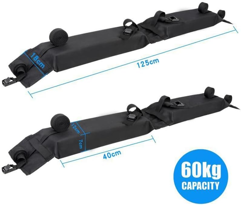 2 Pcs Soft Roof Rack Pads for Ford Fiesta Fusion Escort Focus Mondeo KUGA - Image 3