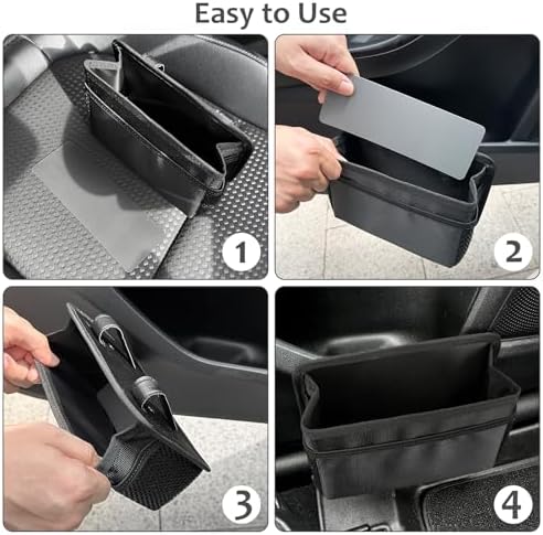 Accmor Collapsible Car Trash Can, Vehicle Garbage Organizer Holder Bin - Image 4