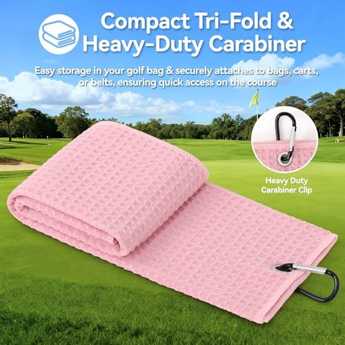 Mile High Life Golf Towel 16x24 inch, Upgraded Large Waffle Weave - Image 3