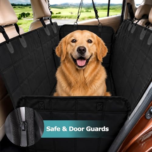 Bark Lover Dog Car Seat Covers for Back Seat, Spill-Resistant Car Seat - Image 2