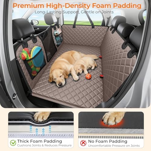URPOWER Back Seat Extender for Dogs, Large Hard Bottom Dog Car Seat Cover - Image 4