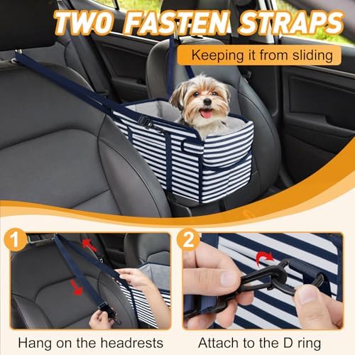 Portable Dog Car Seat for Small Dogs, Puppy Car Seat - Image 5