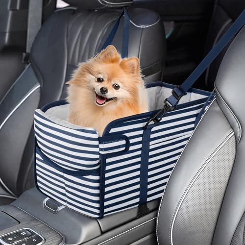 Portable Dog Car Seat for Small Dogs, Puppy Car Seat by NECKORY
