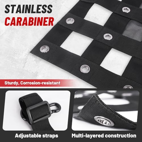 StarknightMT Cargo Net Thicker Elastic Straps Heavy Duty Nylon Fabric - Image 2