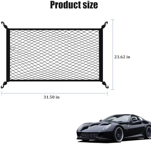 31.5 x 23.62 Inch Elastic Trunk Cargo Net - Image 2
