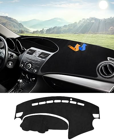 Autorder Dashboard Cover Mat for 2010-2013 Mazda 3 Sedan/Hatchback/MazdaSpeed3 by Autorder