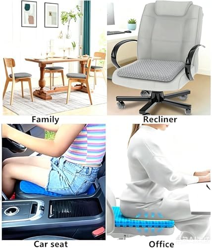 Gel Seat Cushion, Cool & Breathable 16inX13.7inX1in，ZD-hui - Image 7