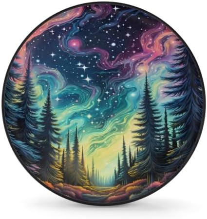 Galaxy Spare Tire Cover 15in Spare Wheel Covers Tire Storage Cover by YoYoYuchong