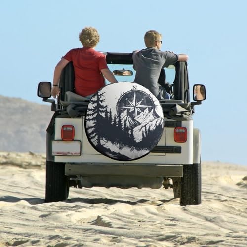 Camper Spare Tire Cover 12 Inch Mountains - Image 6