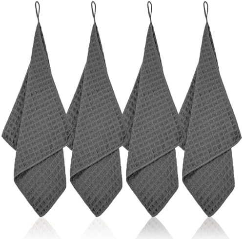 4Pack Waffle Weave Microfiber Towel, 11.8"Microfiber Espresso Towels by Unknown