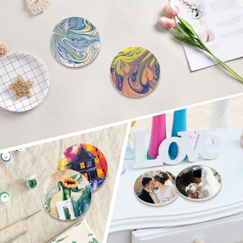40 Pack 4 inch Round Sublimation Ceramic Tiles - Image 7