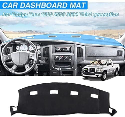 CARTIST Dashboard Cover Fits for 2002-2005 Dodge Ram 1500 and 2003-2005 Dodge - Image 3