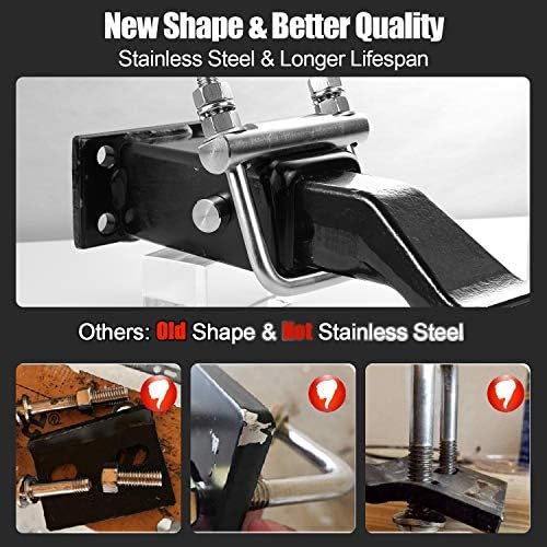 CZC AUTO Hitch Clamp Stainless Steel Anti-Rattle Stabilizer 2 Inch - Image 6