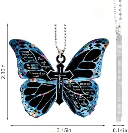 Butterfly Car Hanging Ornament, Hanging Charm Home Decoration Keepsake - Image 6