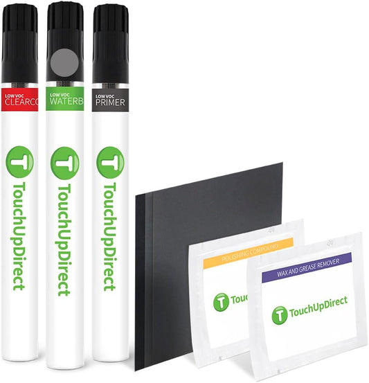 TouchUpDirect 1L7 Underground Compatible with Toyota Exact Match Touch Up Paint Brush - Platinum Kit