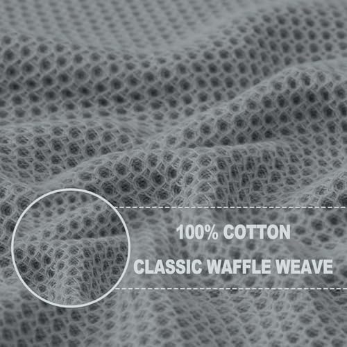 Homaxy 100% Cotton Waffle Weave Kitchen Dish Cloths 8-Pack - Image 2