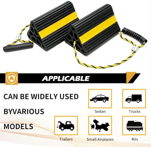 Vacallity Solid Rubber Wheel Chocks - Image 4