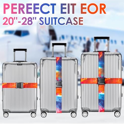 Gutsdoor Luggage Straps for Suitcases Adjustable Travel Belt, Connector Holds - Image 3