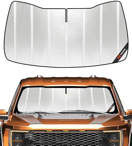 Pigenius Windshield Sun Shade for Ford F150 2021-2025. Full Coverage Rearview by Pigenius