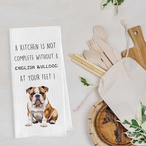 English Bulldog Dish Towels Set - Image 4