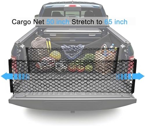 BAILALIBO Cargo Net for Pickup Truck Bed, 50x18 in - Image 2