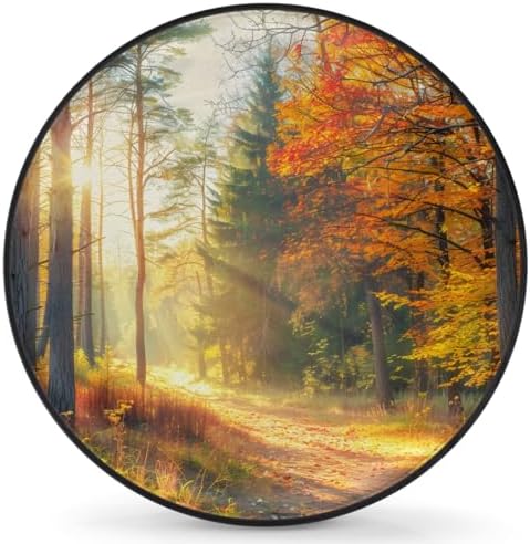 Autumn Spare Tire Cover 17in Spare Wheel Covers Tire Storage Cover by YoYoYuchong