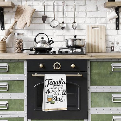Tequila Gifts, Funny Kitchen Towels, Tequila Accessories Hand Towels - Image 5